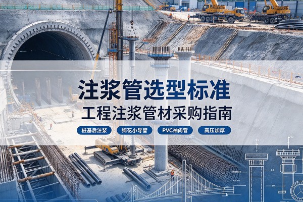 丰顺注浆管选型标准