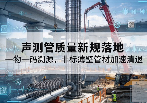 丰顺声测管质量新规落地，一物一码溯源，非标薄壁管材加速清退