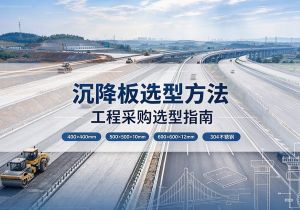 丰顺沉降板选择方法
